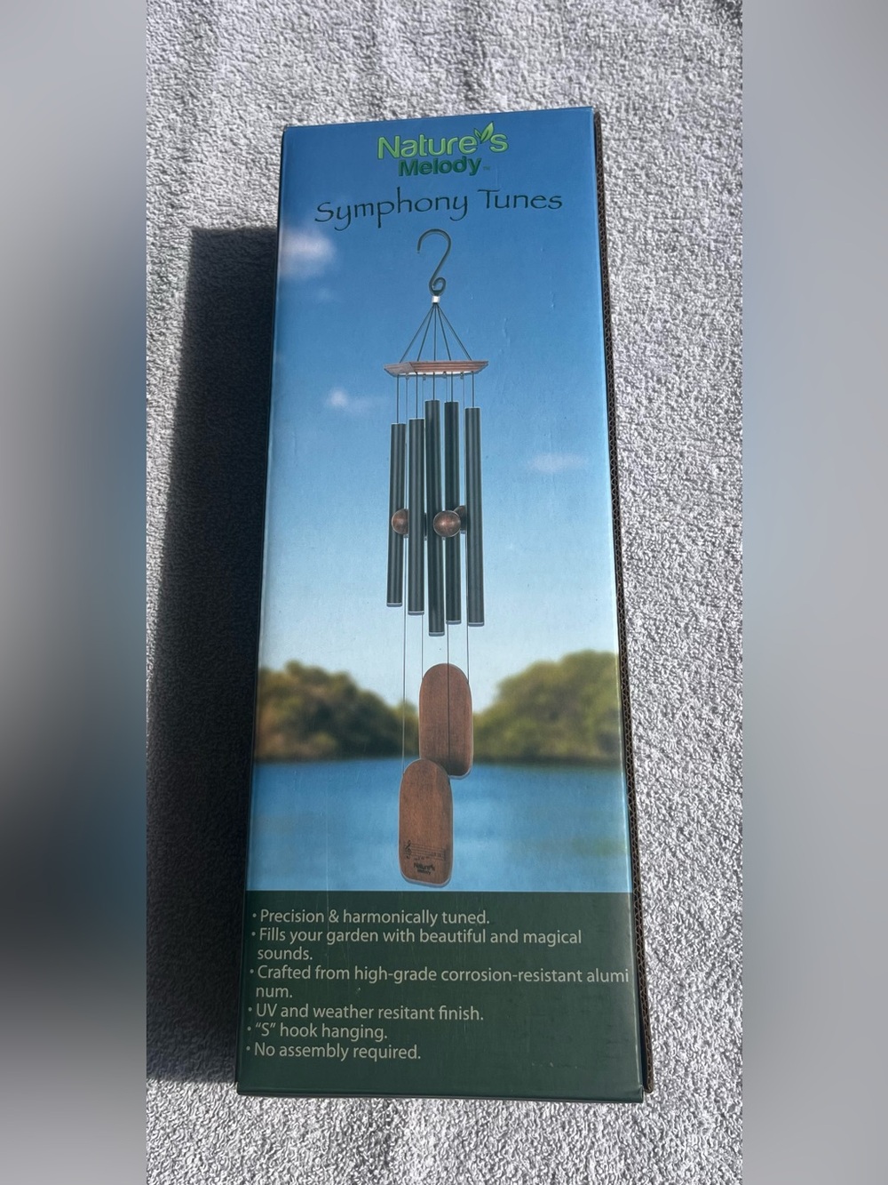 Symphony Tunes Wind Chime - Black